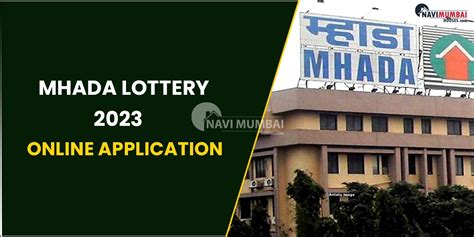 mhada lottery 2022 2023.